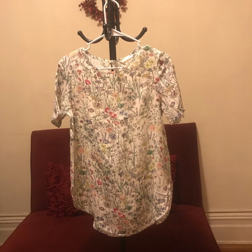H&M floral blouse size 4